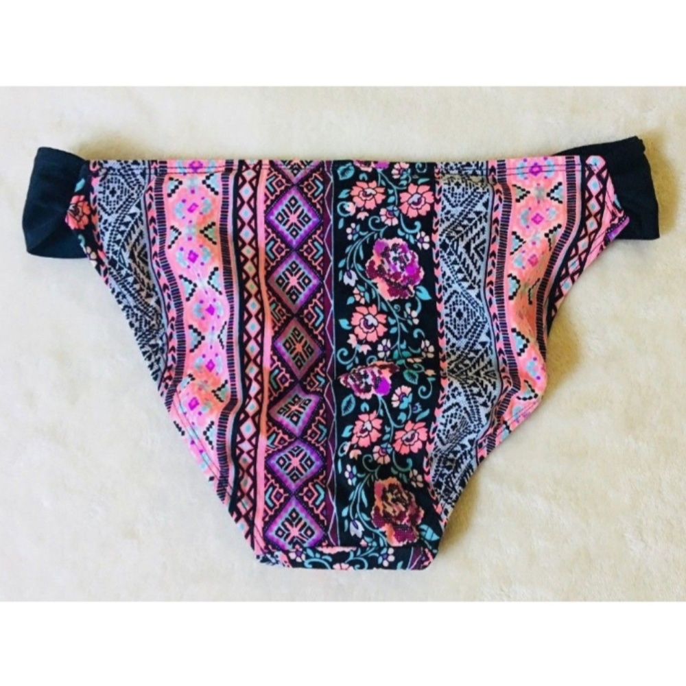 Hula Honey Bikini Bottom Purple Print Small - Picture 5 of 7